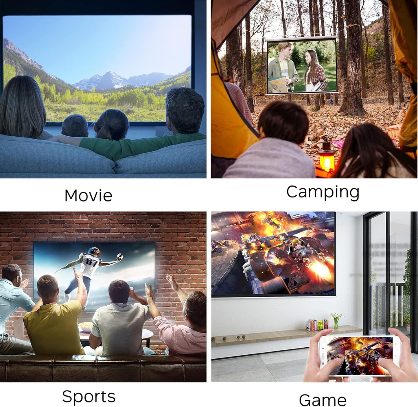 Mini Portable Projector (Play On The Go)