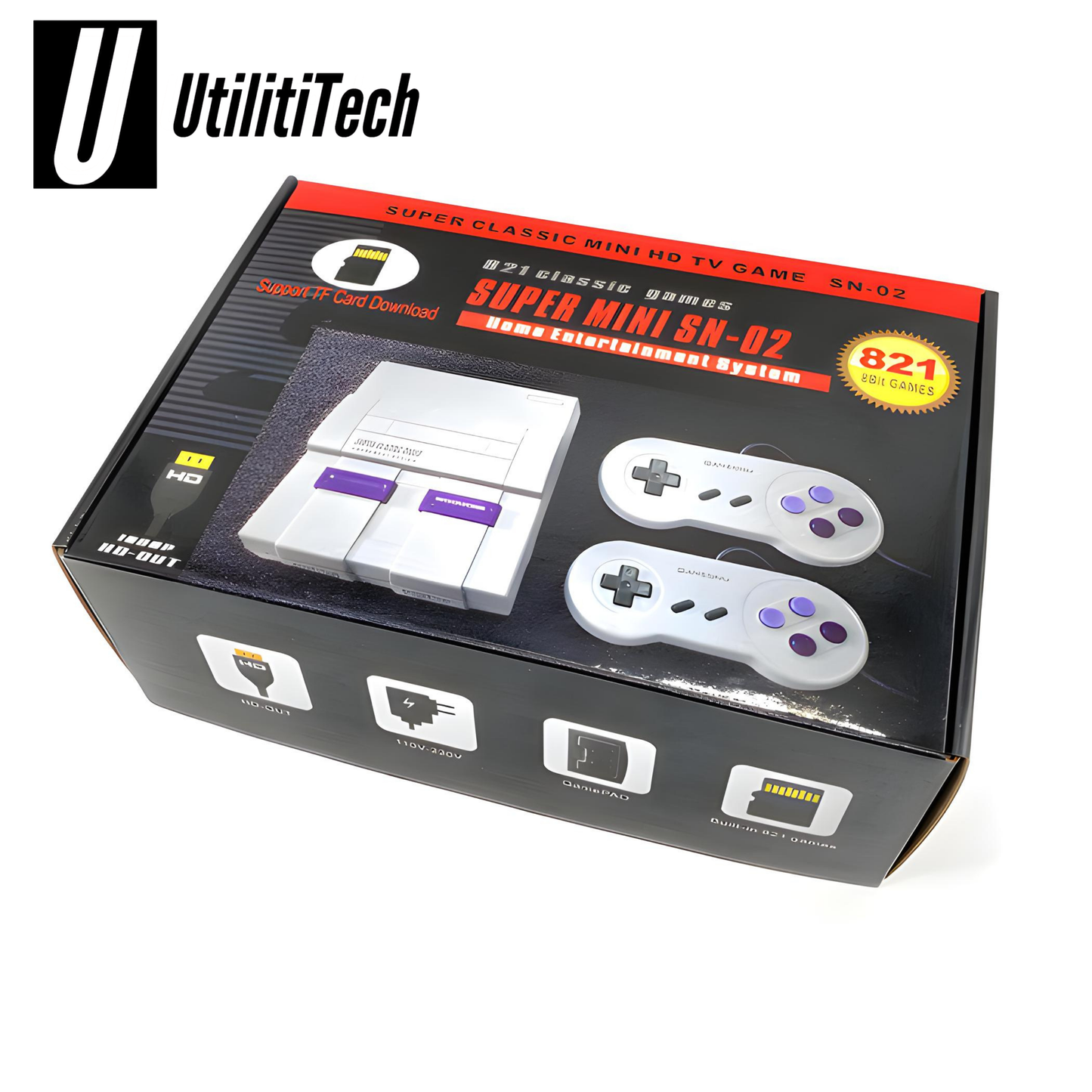 SUPER MINI SN-02 Classic Entertainment Game Console
