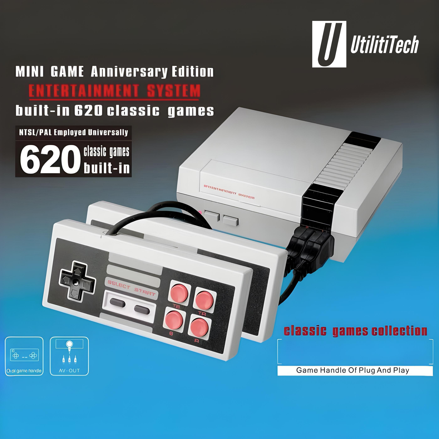 MINI Retro Classic Entertainment System