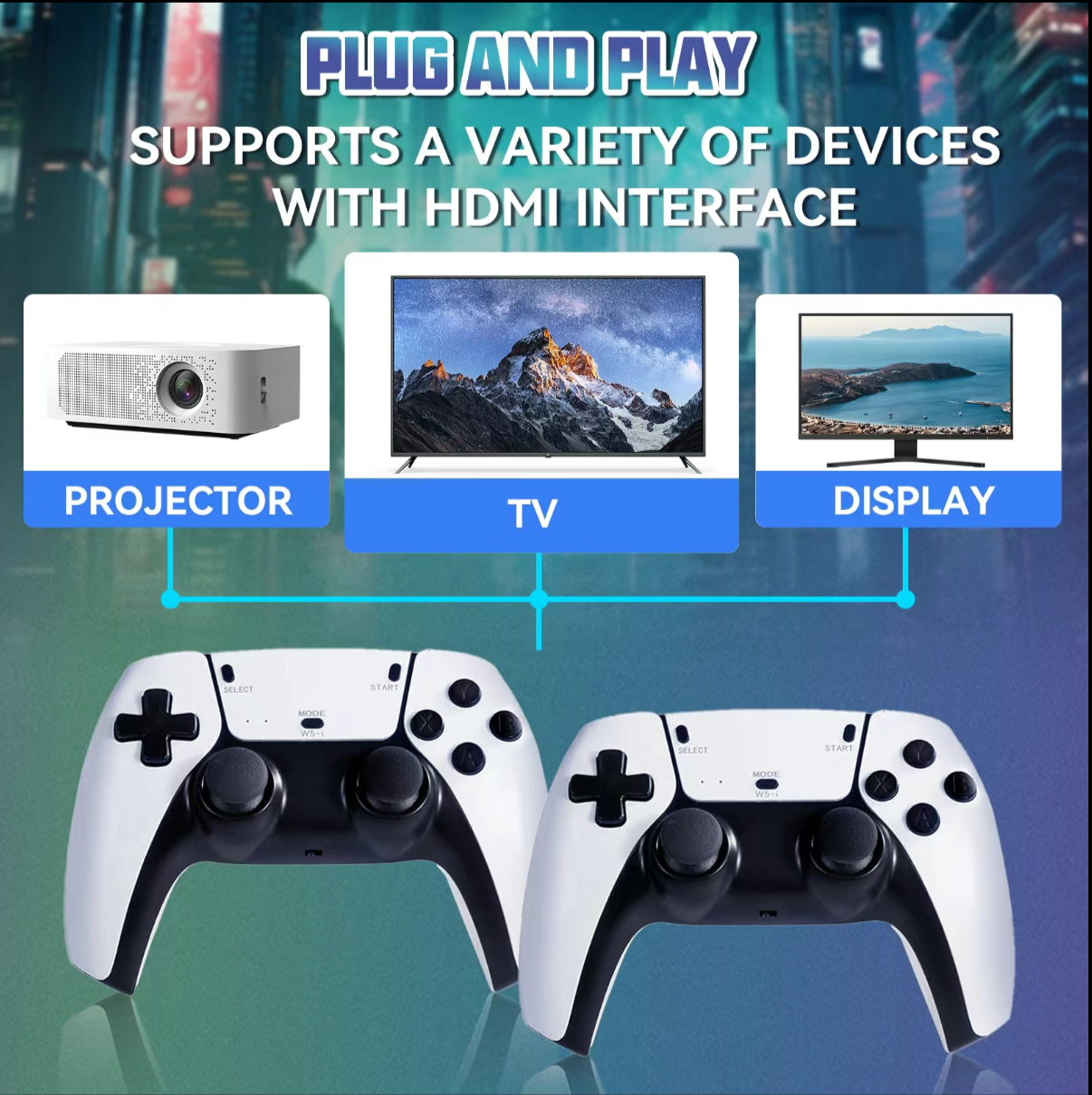 Retro Game Stick Pro™ CONSOLE (2 FREE CONTROLLERS INCLUDED)