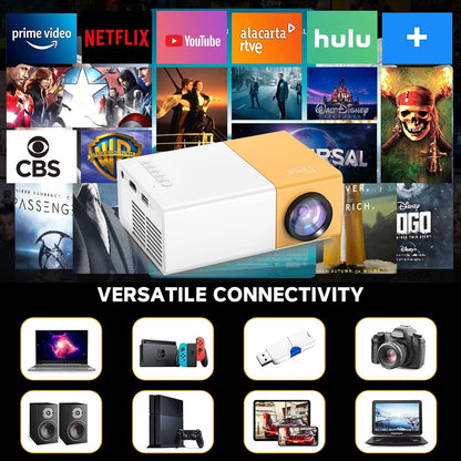 Mini Portable Projector (Play On The Go)